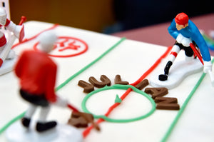 hockey theme birthday party cake